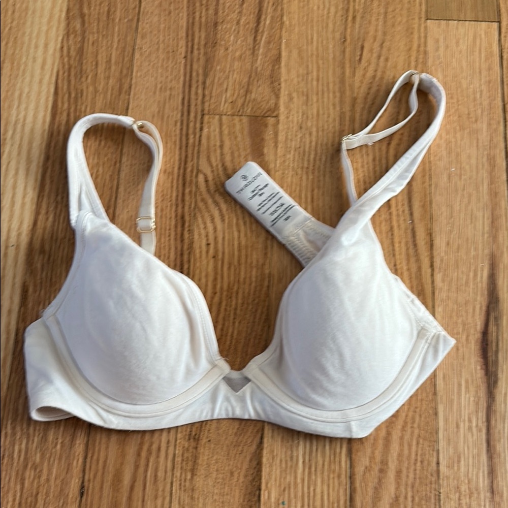 ThirdLove Cream T-Shirt Bra with Seamless Support